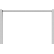 Stationary access barriers | welded | with top bar | hot-dip galvanized | total width: 2000 mm